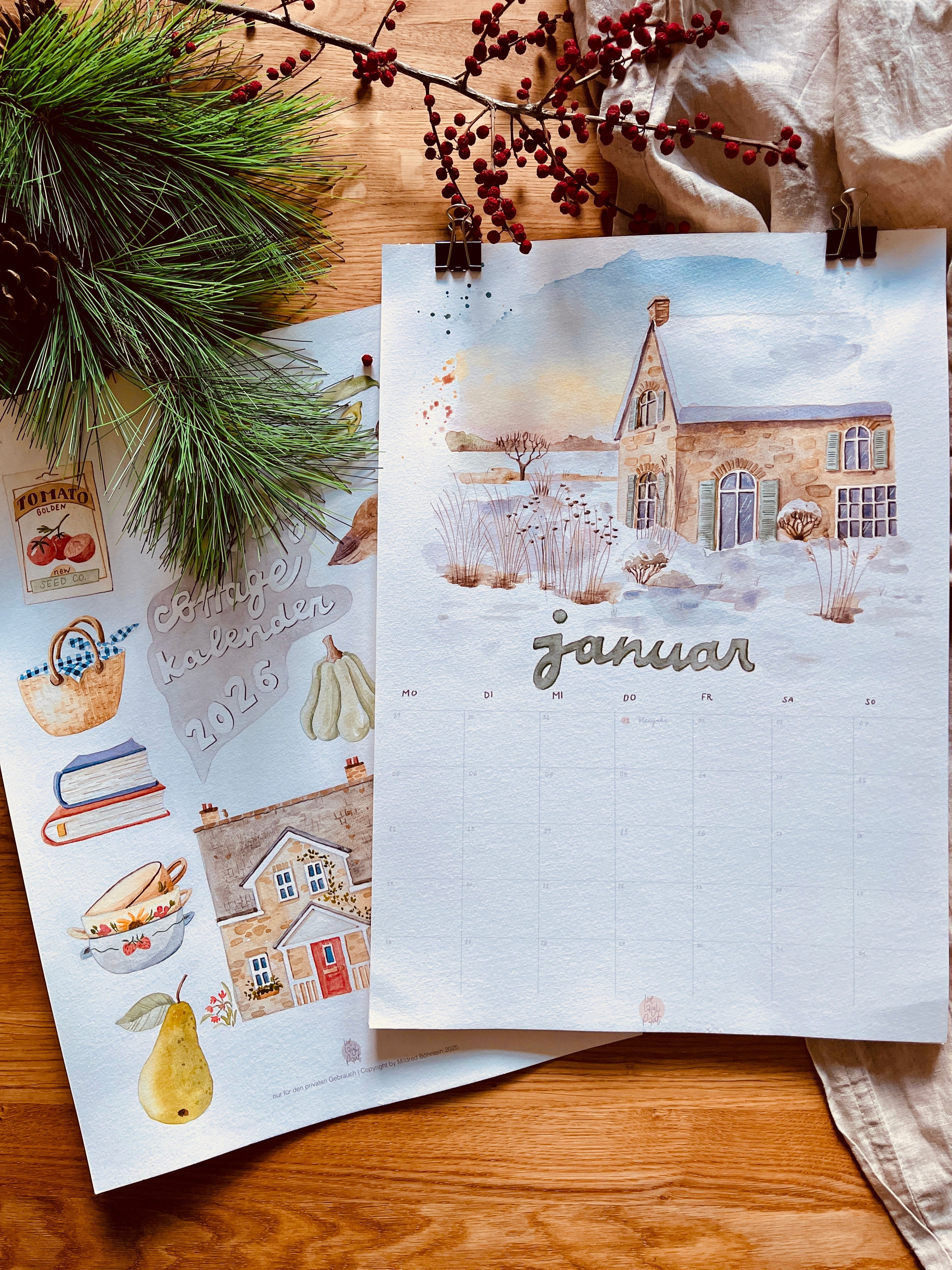 Cozy Cottage Kalender