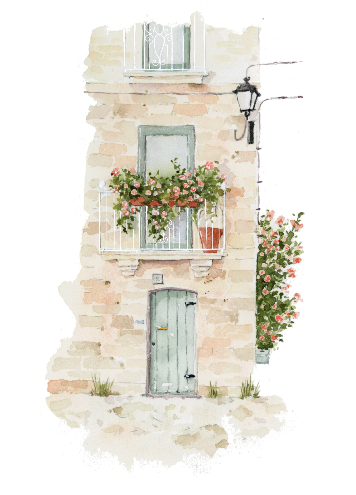 Aquarell Malvorlagen "La Dolce Vita" (Themenheft)