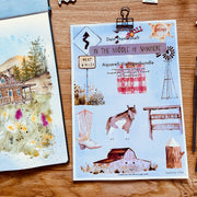 Aquarell Vorlagenpaket "In the Middle of Nowhere"