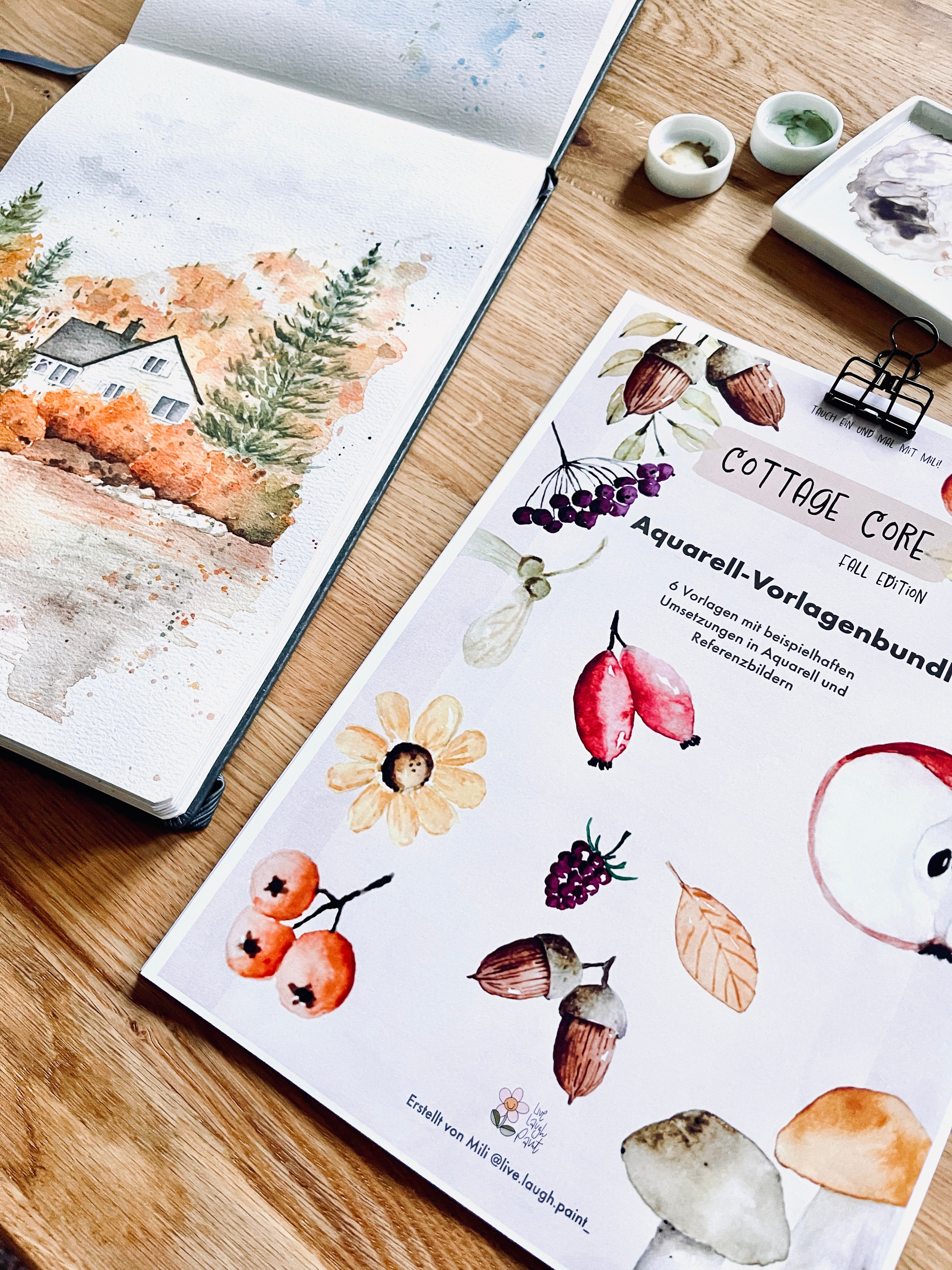 Beispielbild Vorlagenpaket Cottagecore